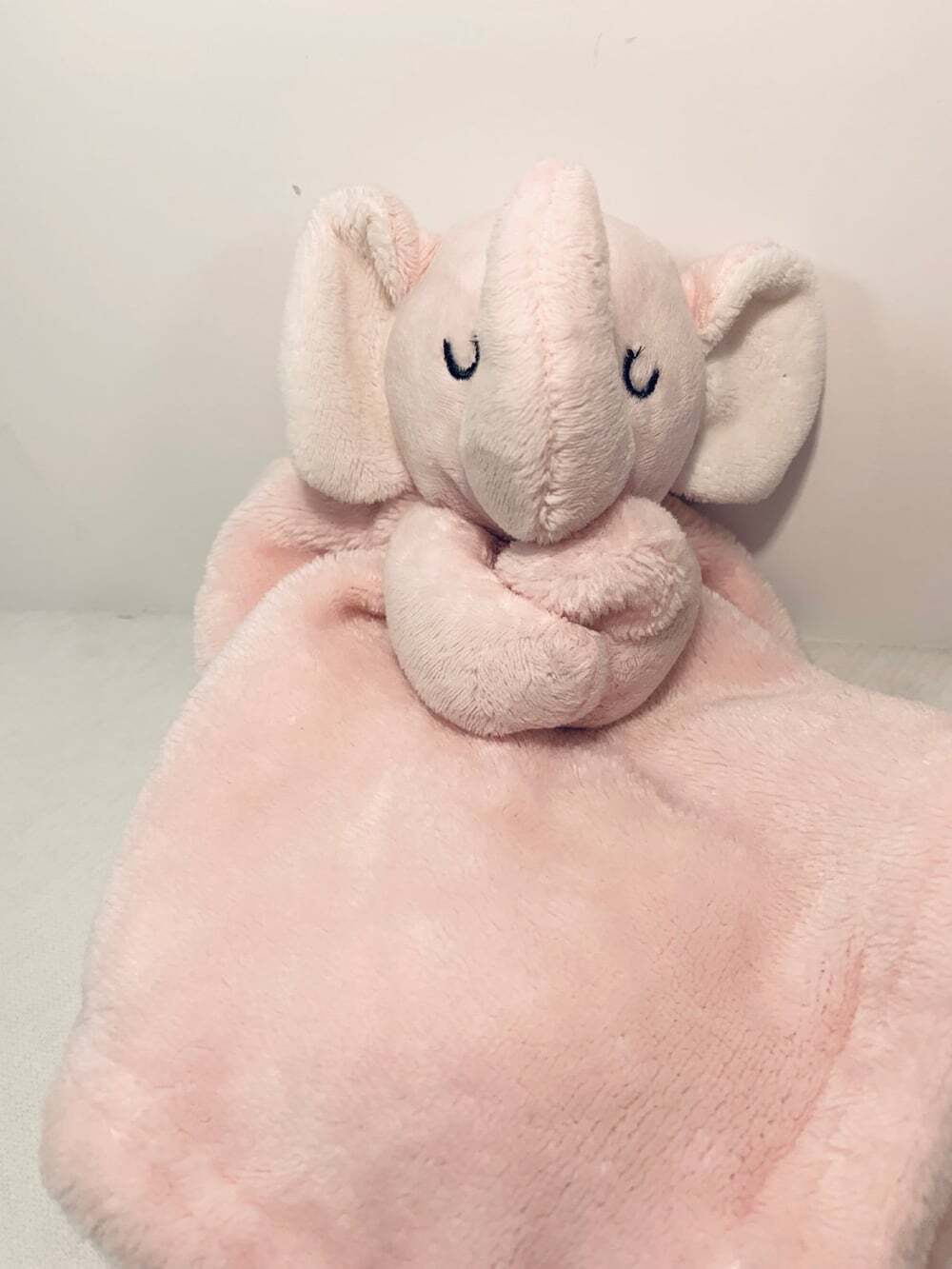 Pink Elephant Tahari Lovey Security Blanket